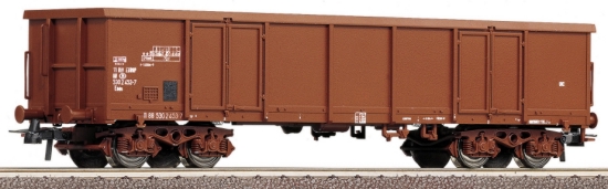 4 axle Gondola car<br /><a href='images/pictures/Roco/66938.jpg' target='_blank'>Full size image</a>